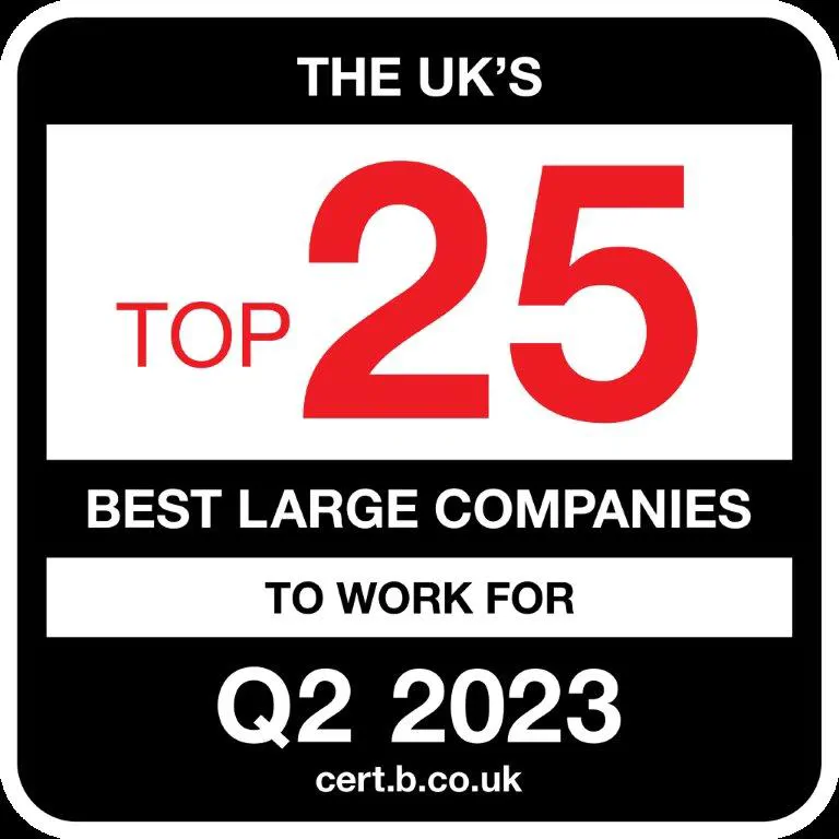 Best companies top 25 large companies