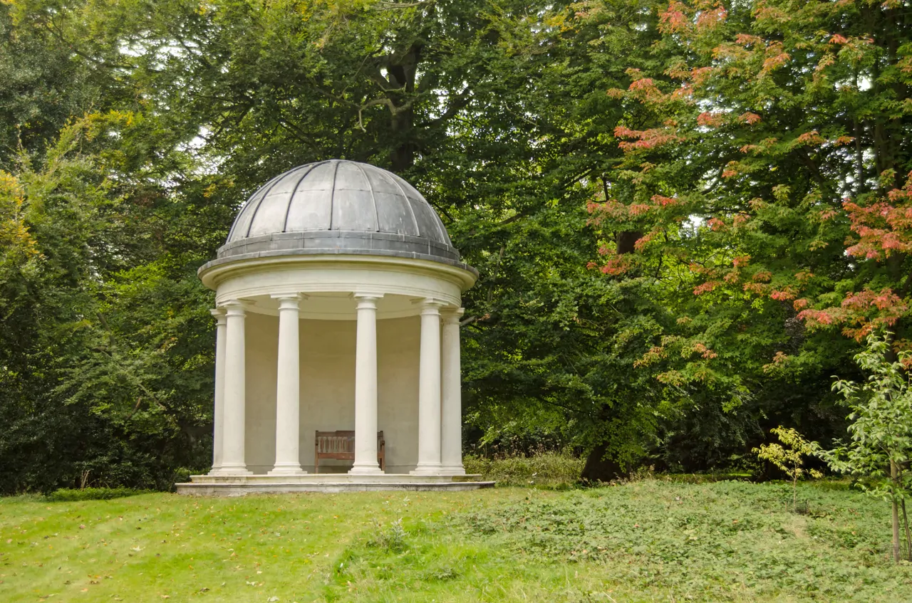 The historic Rotunda in Bushy Park, Teddington in London